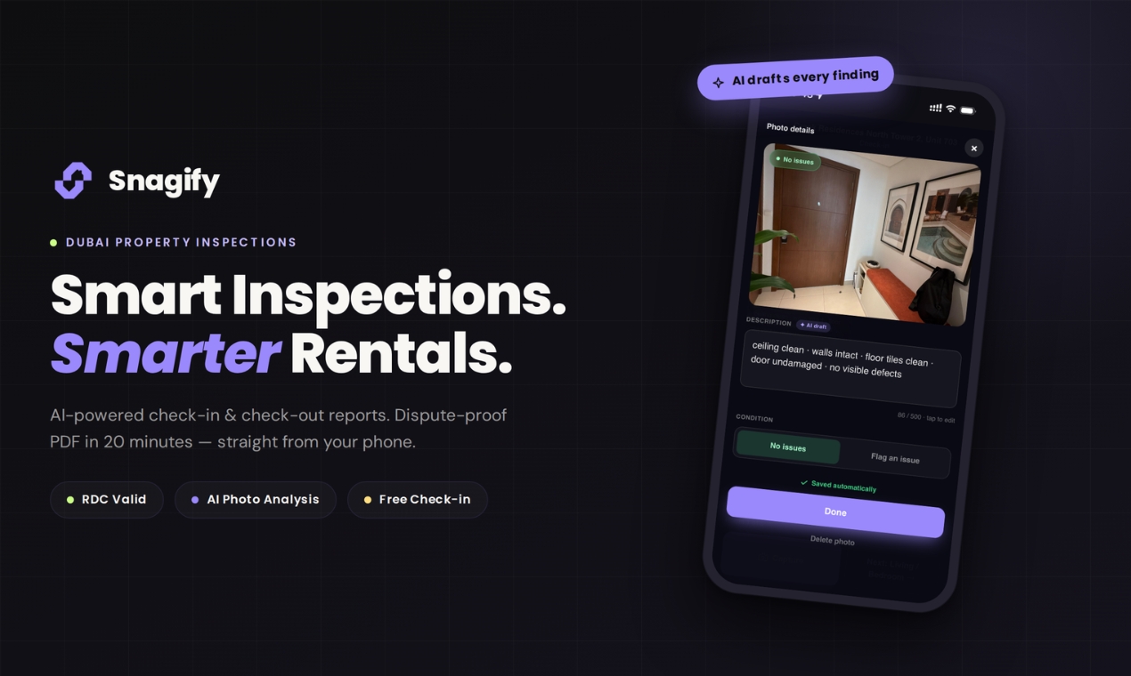 Snagify — 官网预览图